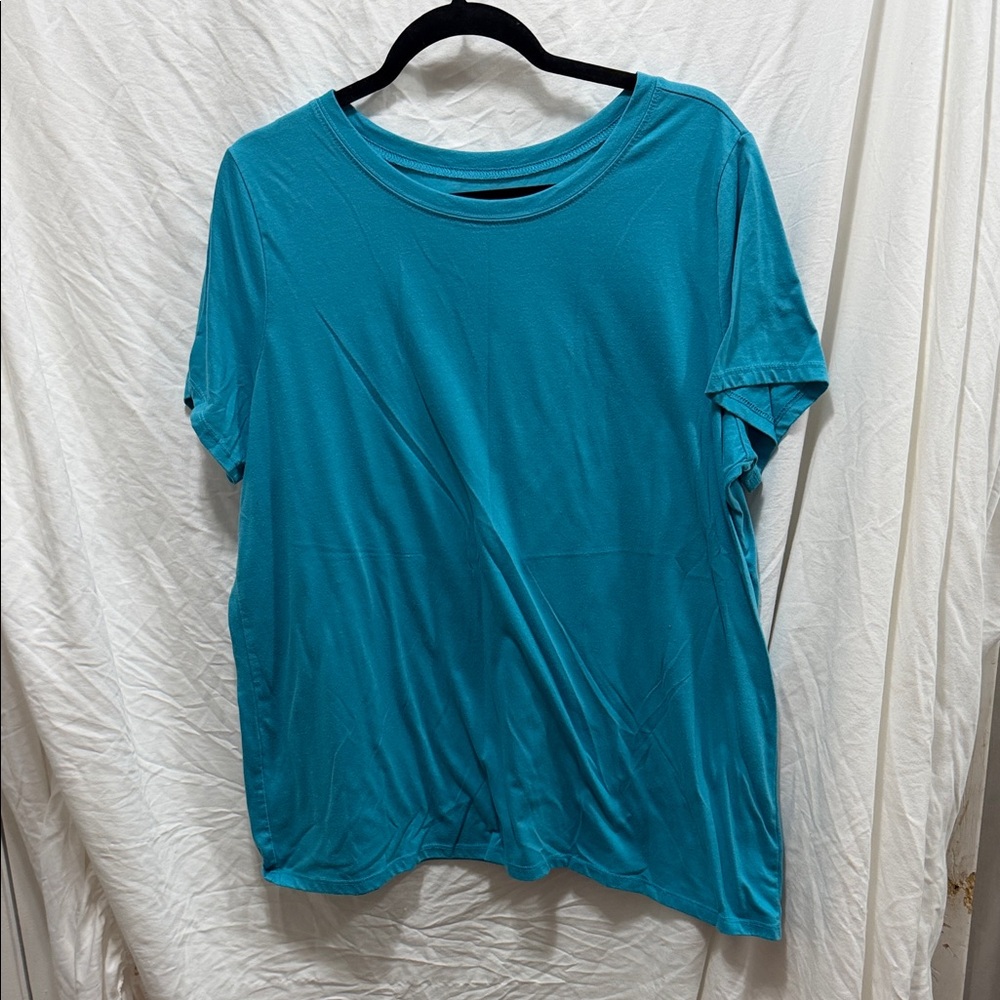 Torrid Vibrant Teal Short Sleeve Women's Tee